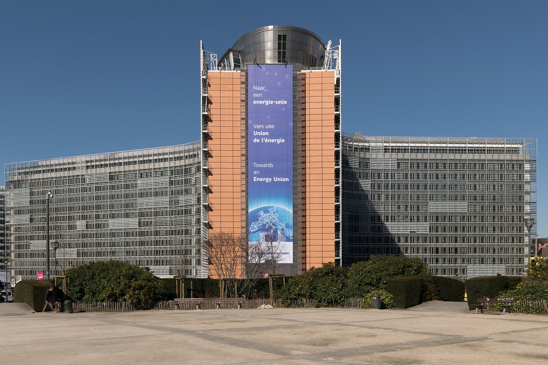 Budova Berlaymont v Bruseli, sídlo Európskej komisie.